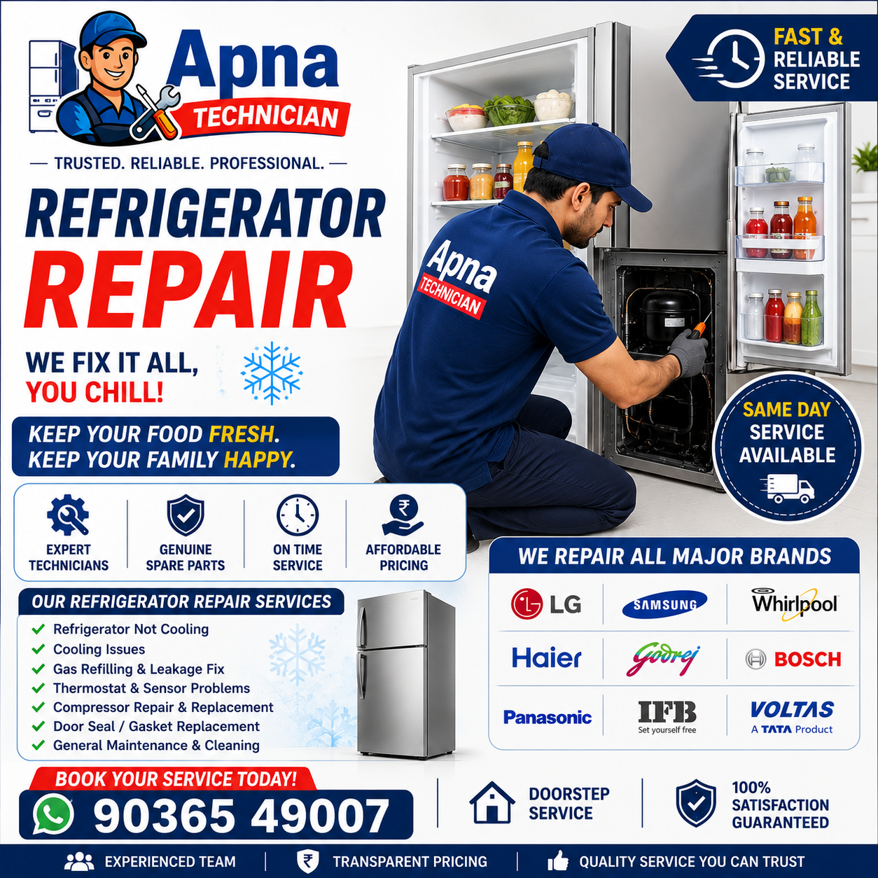 Refrigerator repair