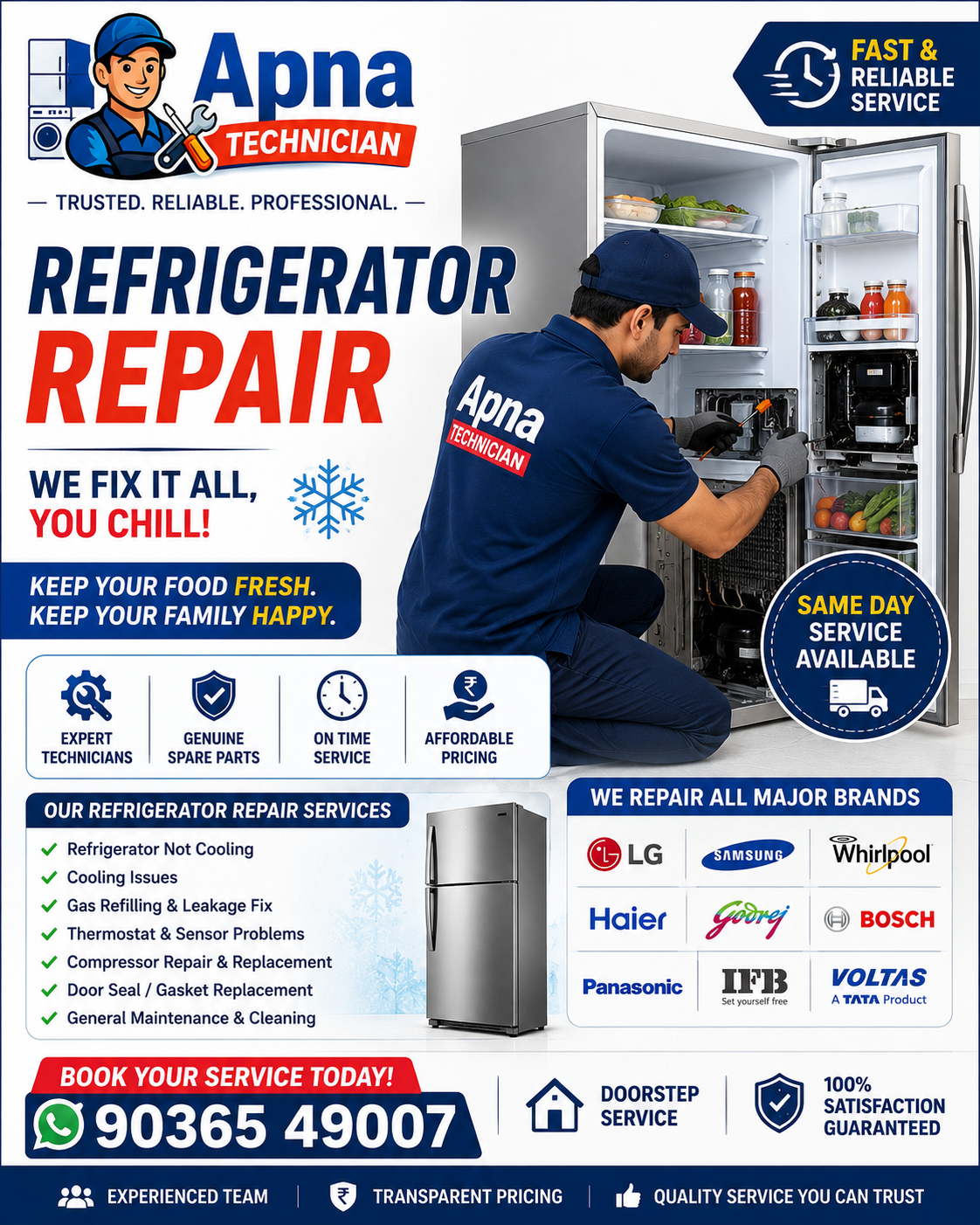 Refrigerator repair